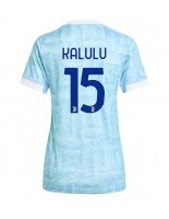 Juventus Pierre Kalulu #15 Venkovní Dres pro Dámské 2025-26 Krátký Rukáv